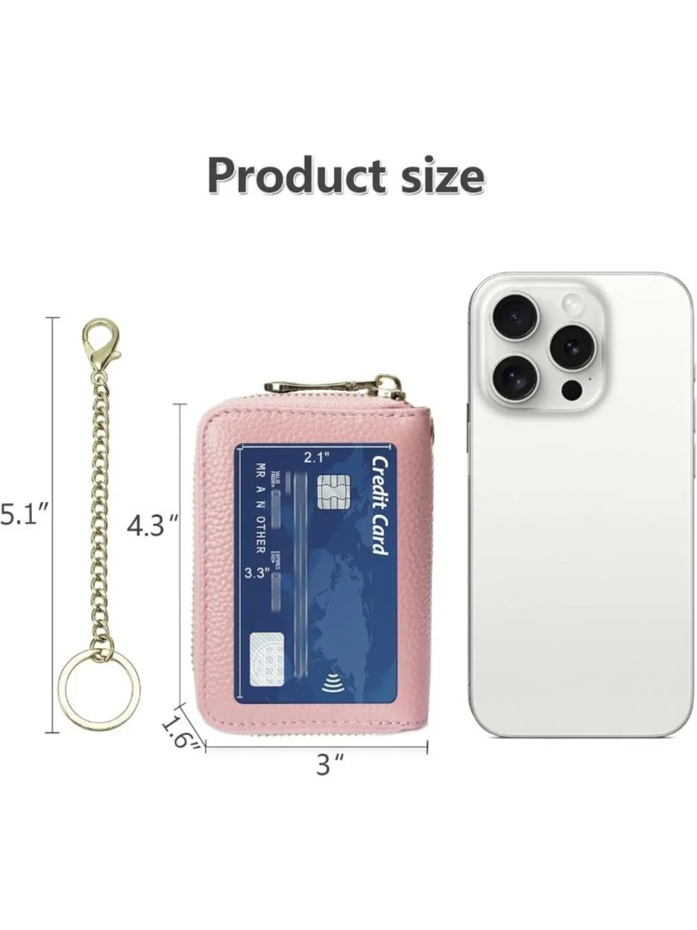 RFID Credit Card Holder & Business Card Case Wallet for Men & Women - Slim